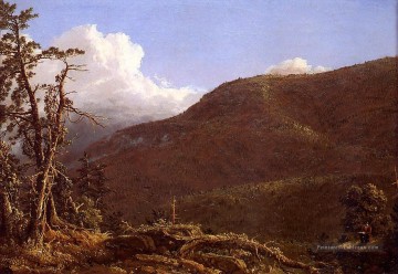 Nouvelle Angleterre Paysage2 paysage Fleuve Hudson Frederic Edwin Eglise Peinture à l'huile